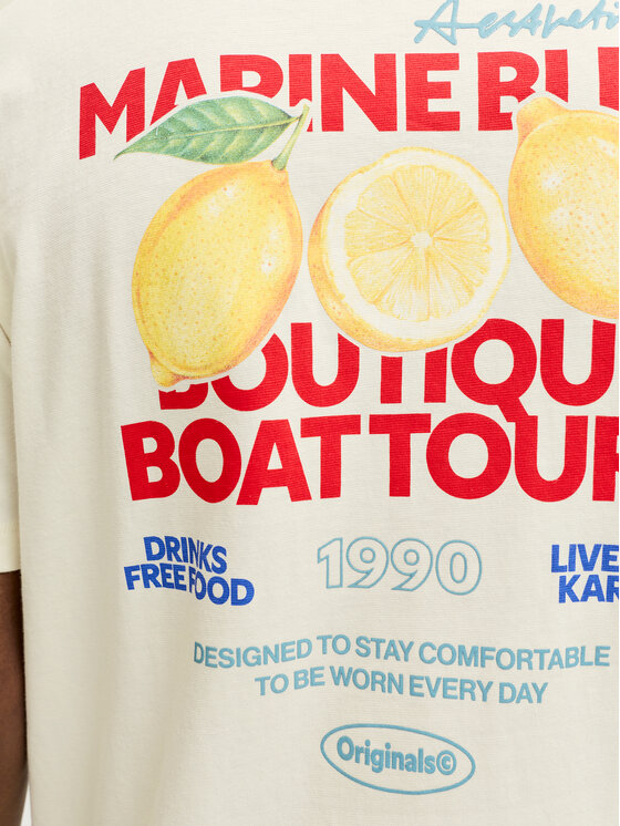 Jack & Jones Jack & Jones Camiseta Riviera 12295202 Amarillo Regular Fit