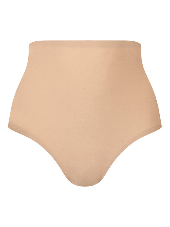 Chantelle Chantelle Klasične spodnje hlačke z visokim pasom Soft Stretch Plus Size C11370 Bež