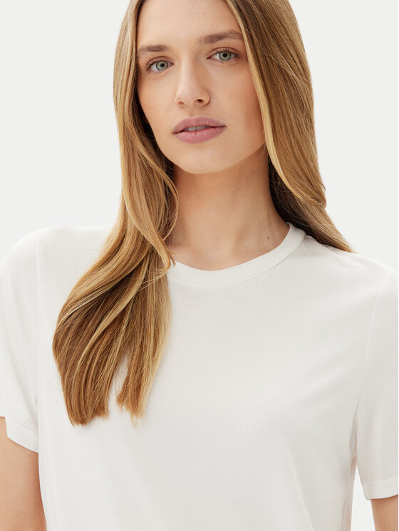 Pieces Pieces Футболка Anora 17148789 Білий Regular Fit