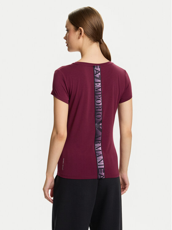 EA7 Emporio Armani EA7 Emporio Armani Camiseta 7W000673 AF12945 M5064 Guinda/burdeos Slim Fit