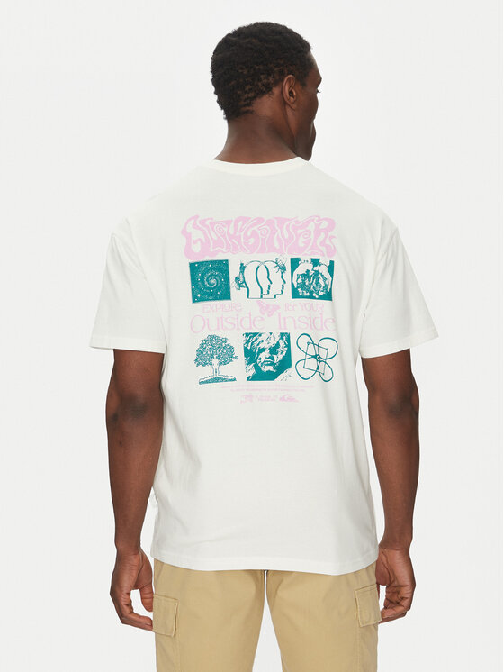Quiksilver Quiksilver Póló EQYZT08032 Ekru Oversize