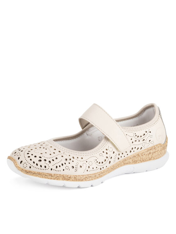 Rieker Balerinos Rieker N4299-60 Smėlio