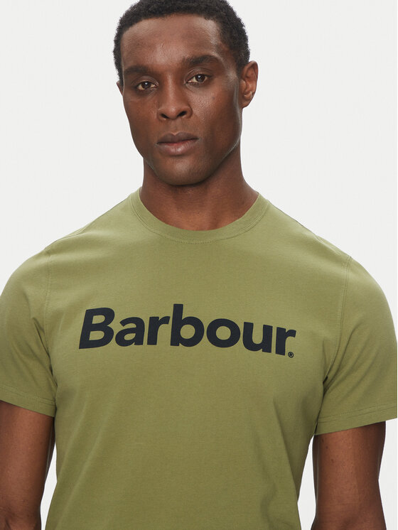 Barbour Barbour Футболка Logo MTS0531OL39 Зелений Tailored Fit