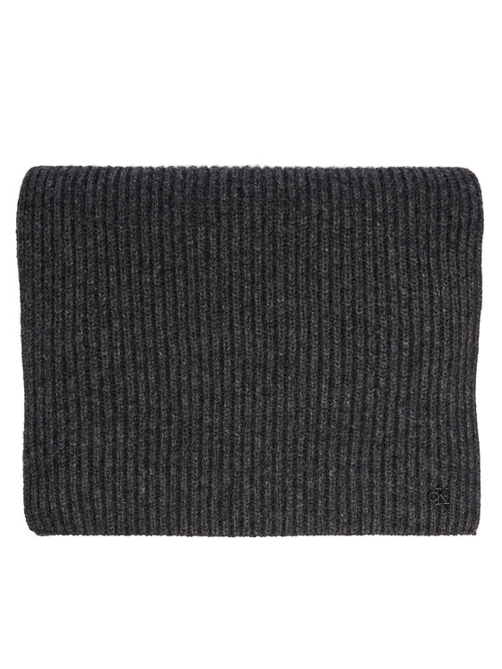 Calvin Klein Šál Calvin Klein Ck Metal Wool Rib Scarf LV04D8056G Šedá