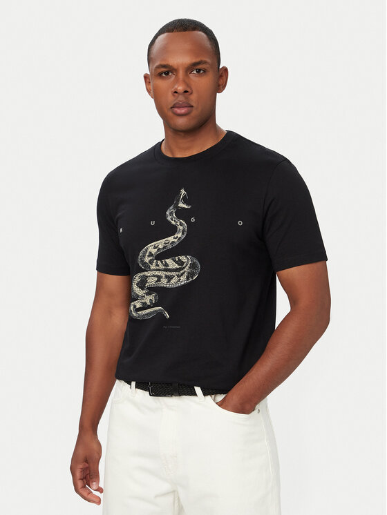 HUGO HUGO Camiseta Discorb 50557672 Negro Regular Fit