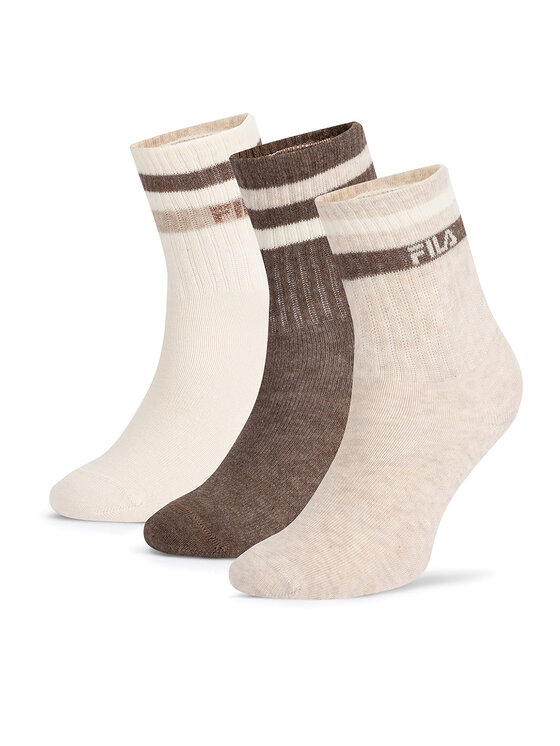 Fila Șosete scurte Fila F8207-AW24 (3-pack) Écru