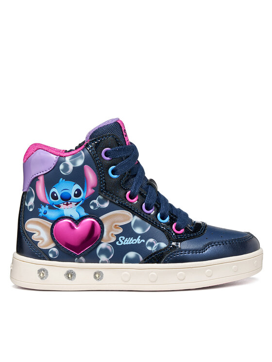 Geox Tenisice Geox J Skylin Girl J668WE 054AJ C4268 M Tamnoplava