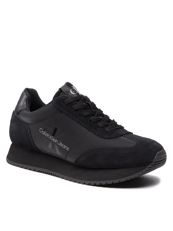 Calvin Klein Jeans Tenisice Calvin Klein Jeans Retro Runner 1 YW0YW00516 Crna