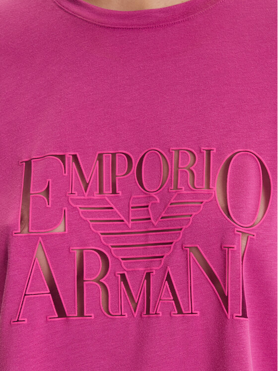 Emporio Armani Emporio Armani Футболка EW000616 AF12187 UA227 Рожевий Loose Fit