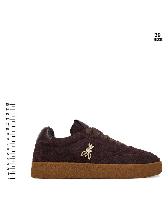 Patrizia Pepe Sneakersy Patrizia Pepe PJ426.09 Bordowy