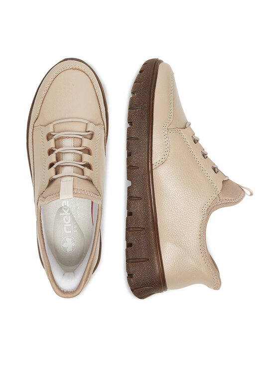 Rieker Sneakersy Rieker N1357-60 Beżowy