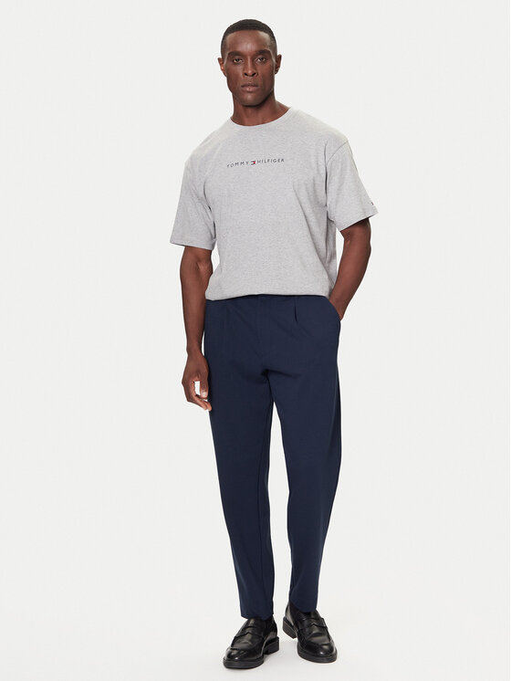 Tommy Hilfiger Tommy Hilfiger Camiseta UM0UM03685 Gris Relaxed Fit