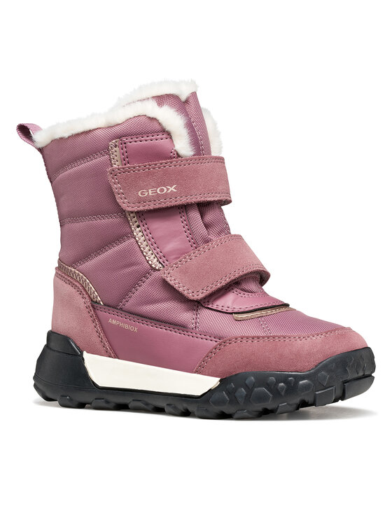 Geox Sniega zābaki Geox J Trekkyup Girl B Abx J46M7E 08V22 C8J2U S Rozā