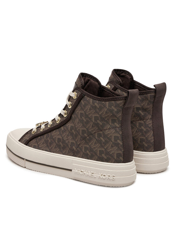 MICHAEL Michael Kors Кеди MICHAEL Michael Kors Evy High Top 43F4EYFE5B Коричневий