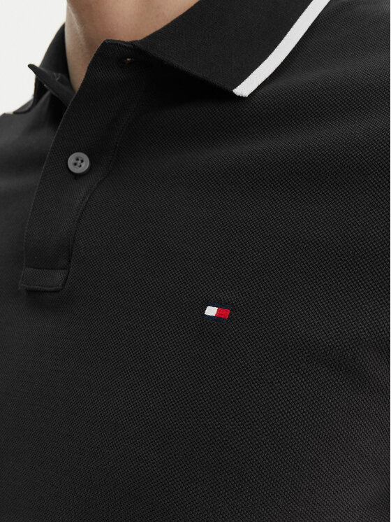 Tommy Hilfiger Tommy Hilfiger Polo Pique MW0MW42748 Negro Regular Fit