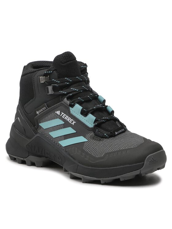 adidas Trekingová obuv adidas Terrex Swift R3 Mid Gtx W GORE-TEX HP8712 Čierna