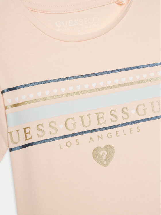 Guess Guess T-shirt K5GI00 K6YW4 Ružičasta Regular Fit