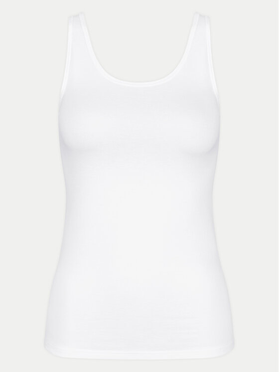 Triumph Triumph Топ Sense Of Cotton 10224974 Білий Slim Fit