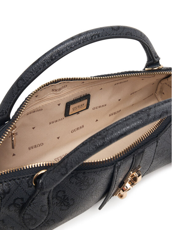Guess Torebka Guess Yvonne Logo Mini HWSG23 78760 Szary ciemny