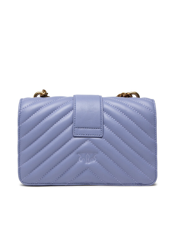 PINKO Geantă Pinko Love Mini Icon Chevron Cl AI 22-23 PLTT 1P22UJ A03Z Violet