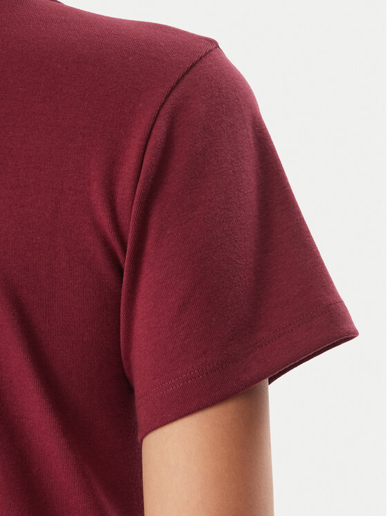 HUGO HUGO Camiseta Deloris  50512002 Rojo oscuro Slim Fit