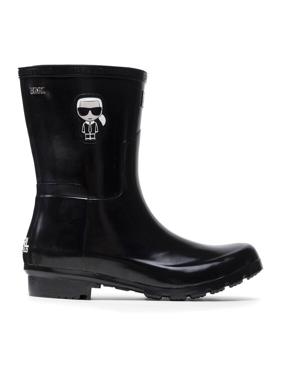 KARL LAGERFELD Gumáky KARL LAGERFELD KL47073 Čierna