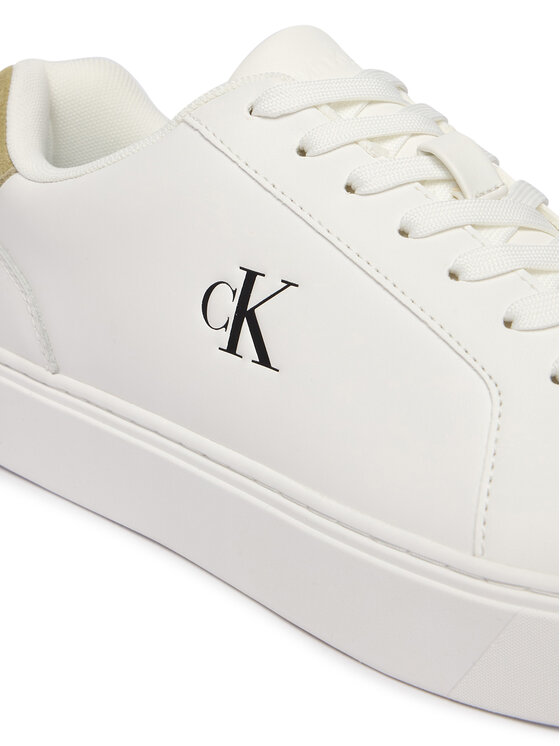Calvin Klein Sneakersy Calvin Klein Classic Cupsole Laceup Lth YM0YM01435 Biały