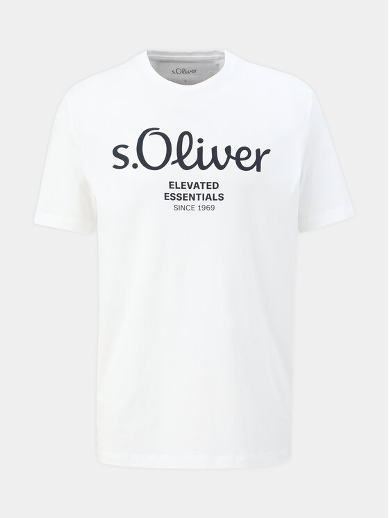 s.Oliver s.Oliver T-shirt 2139909 Bijela Regular Fit