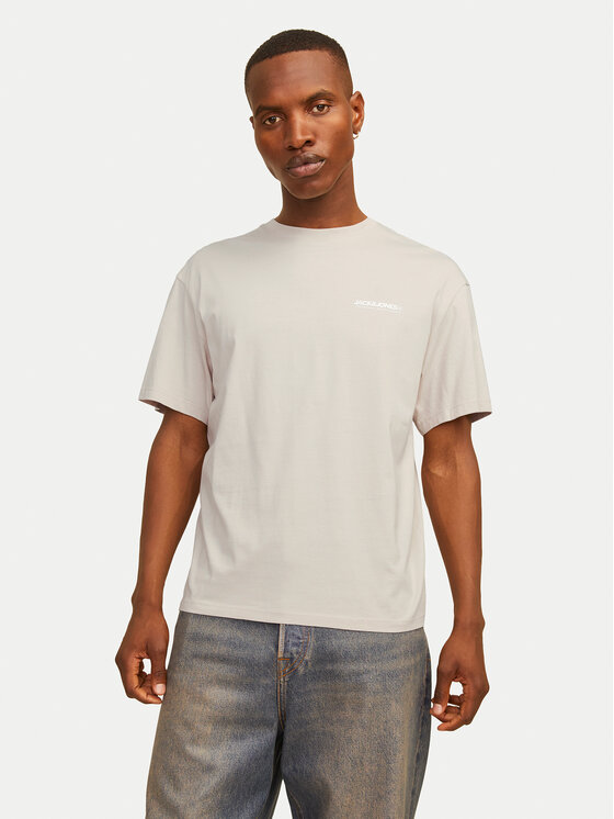 Jack & Jones Jack & Jones Camiseta Legacy 12256589 Beis Relaxed Fit