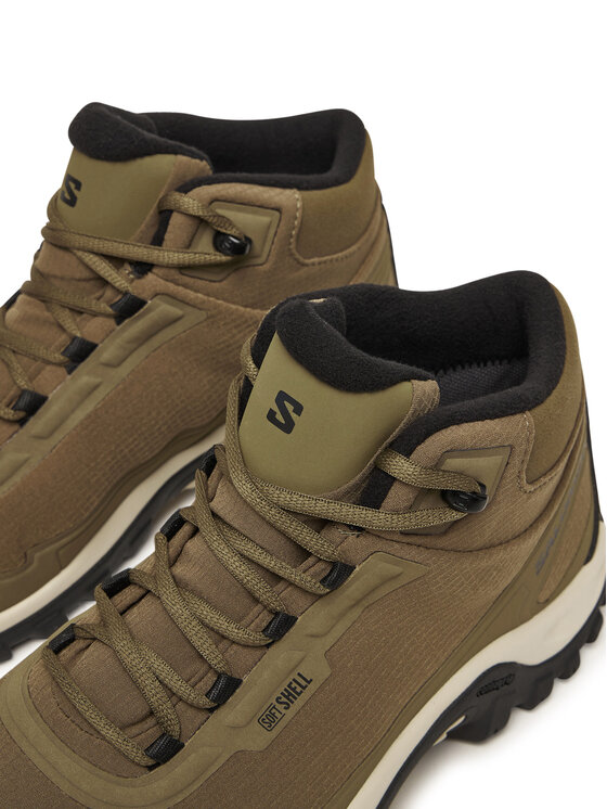 Salomon Trekingová obuv Salomon Shelter Waterproof L47974000 Khaki