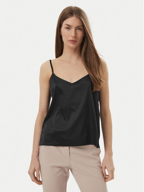 Simple Simple Top 62TSLED102 Negro Regular Fit