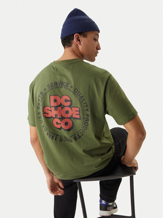 DC Shoes DC Shoes Camiseta Work Circle EDYZT04369 Verde Regular Fit