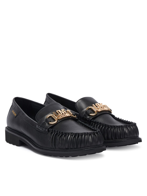 LOVE MOSCHINO Мокасини LOVE MOSCHINO JA10063G1PIA0000 Чорний