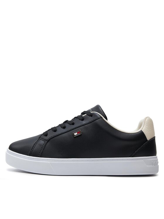 Tommy Hilfiger Sneakers Tommy Hilfiger Flag Court Sneaker FW0FW08072 Negru