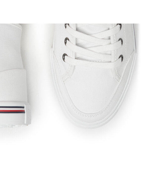 Tommy Hilfiger Zapatillas Tommy Hilfiger Core Corporate High Textile Snk FM0FM02825 Blanco