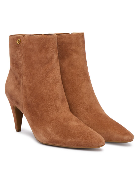 MICHAEL Michael Kors Īsie zābaki MICHAEL Michael Kors Daniela Heeled 40F6DNME6S Brūns