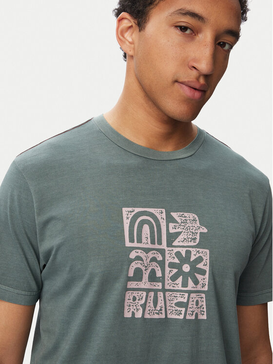 RVCA RVCA Camiseta Mosaic 23A351543 Azul marino Regular Fit