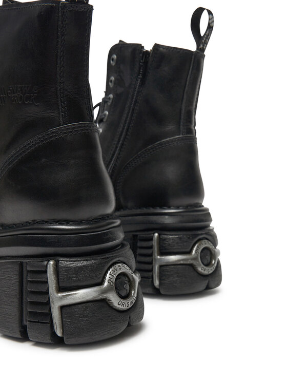 NEW ROCK Glády NEW ROCK M-NEWMILI083-S37 Černá