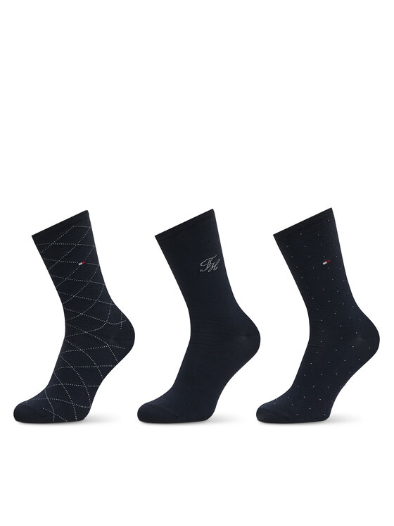 Tommy Hilfiger Ilgos kojinės Tommy Hilfiger 701242186 Tamsiai mėlyna