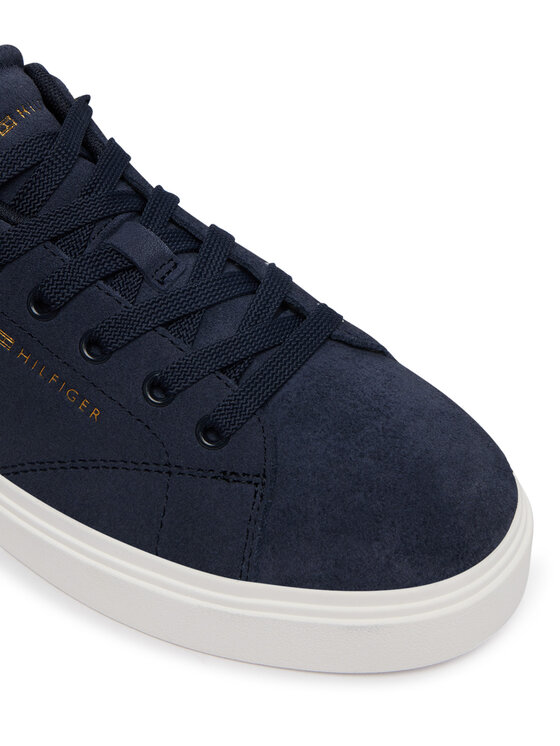 Tommy Hilfiger Sneakersy Tommy Hilfiger Logo Cupsole Trainers FW0FW09109 Granatowy