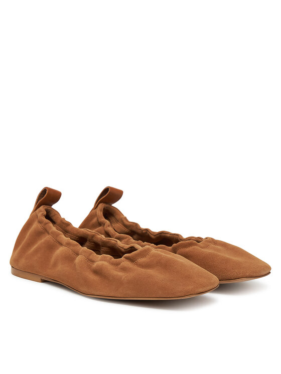 Pepe Jeans Balerinke Pepe Jeans Poppy Basic PLS10430 Rjava
