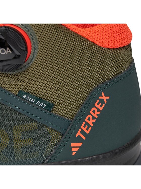adidas Terrex BOAダイヤル調整　スノーブーツ 7.5 US adidas Terrex BOA Mid RAIN.RDY Hiking Shoes, Black: Amazon.co.uk