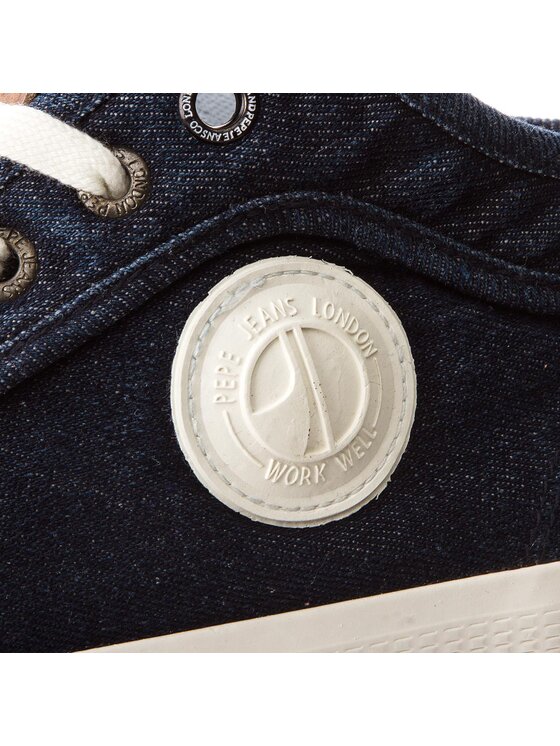Pepe Jeans Plátenky Pepe Jeans Industry Blue Denim PMS30434 Tmavomodrá