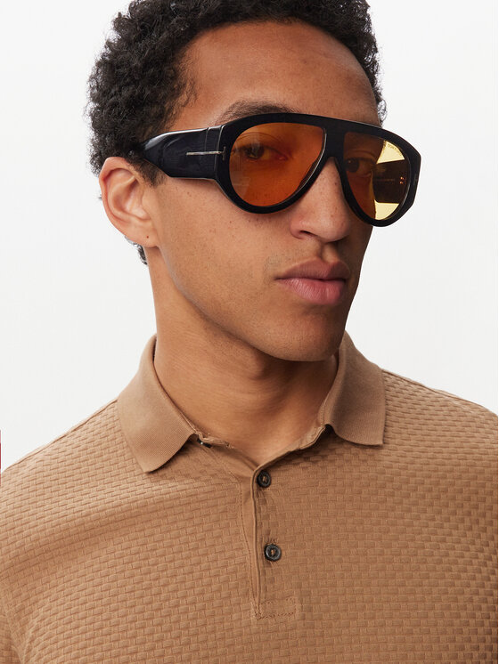 Tom Ford Slnečné okuliare Tom Ford Bronson FT1044 Čierna