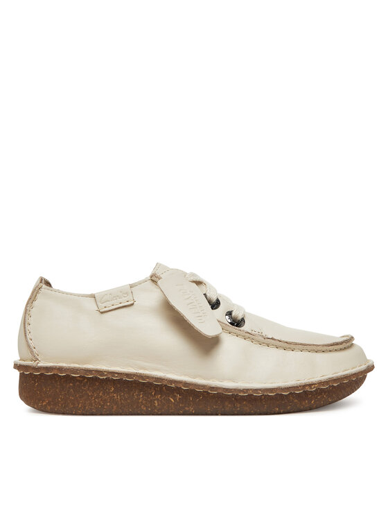 Clarks Poltopánky Clarks Funny Dream 26181433 Écru