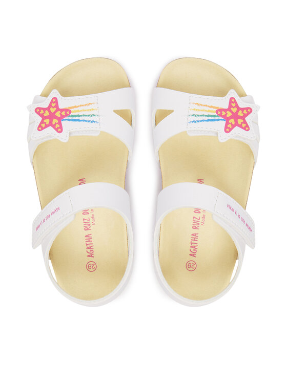 Agatha Ruiz de la Prada Босоніжки Agatha Ruiz de la Prada 262977 S Білий