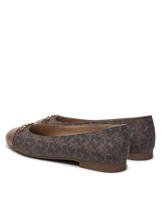 MICHAEL Michael Kors Балетки MICHAEL Michael Kors Rebecca Flex Empire Monogram 40F4RBFP1B Коричневий
