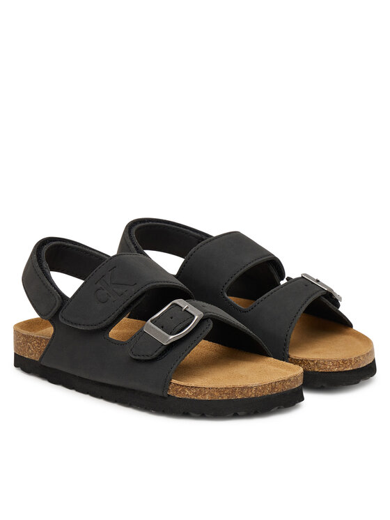 Calvin Klein Szandál Calvin Klein Velcro V3X2-83328-0315 S Fekete