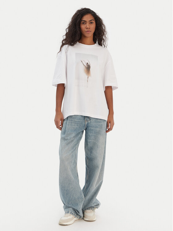 BOSS BOSS Camiseta Eboys 50556978 Blanco Regular Fit