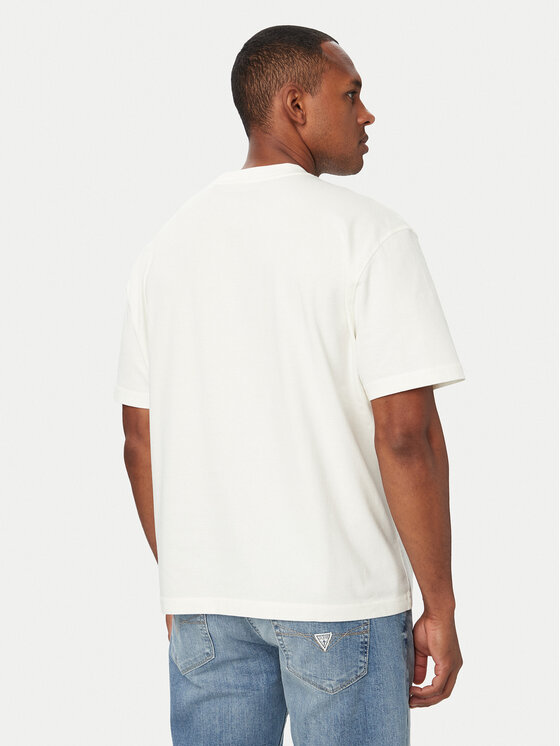 Guess Jeans Guess Jeans Футболка M6YI14 K3945 Кремовий Regular Fit
